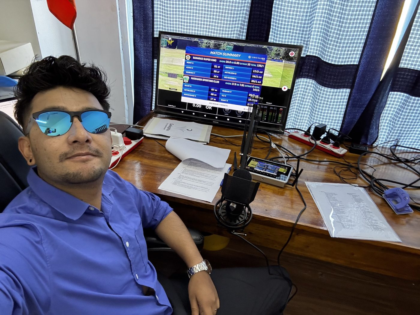 On the desk for the Gelephu T20 Championship